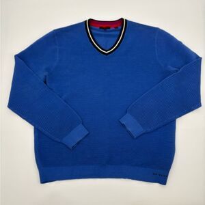 Ted Baker|  Blue V-Neck Men's Sweater